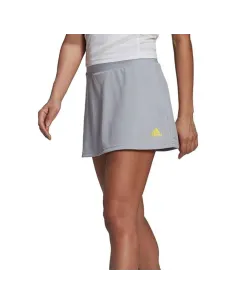 Falda Adidas Club Halo Silver Mujer | Ofertas de pádel